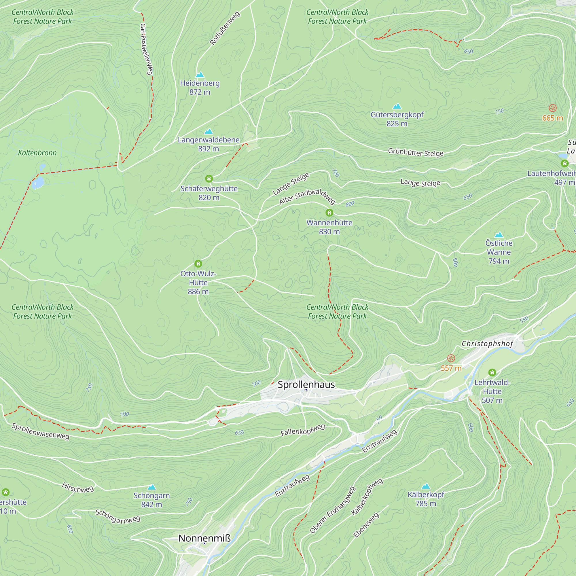 Ameisenhütte map