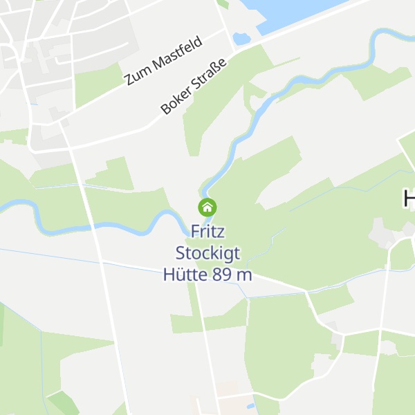 Map of Fritz Stockigt Hütte