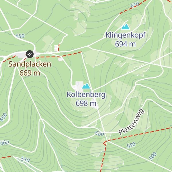 Map of Kolbenberg