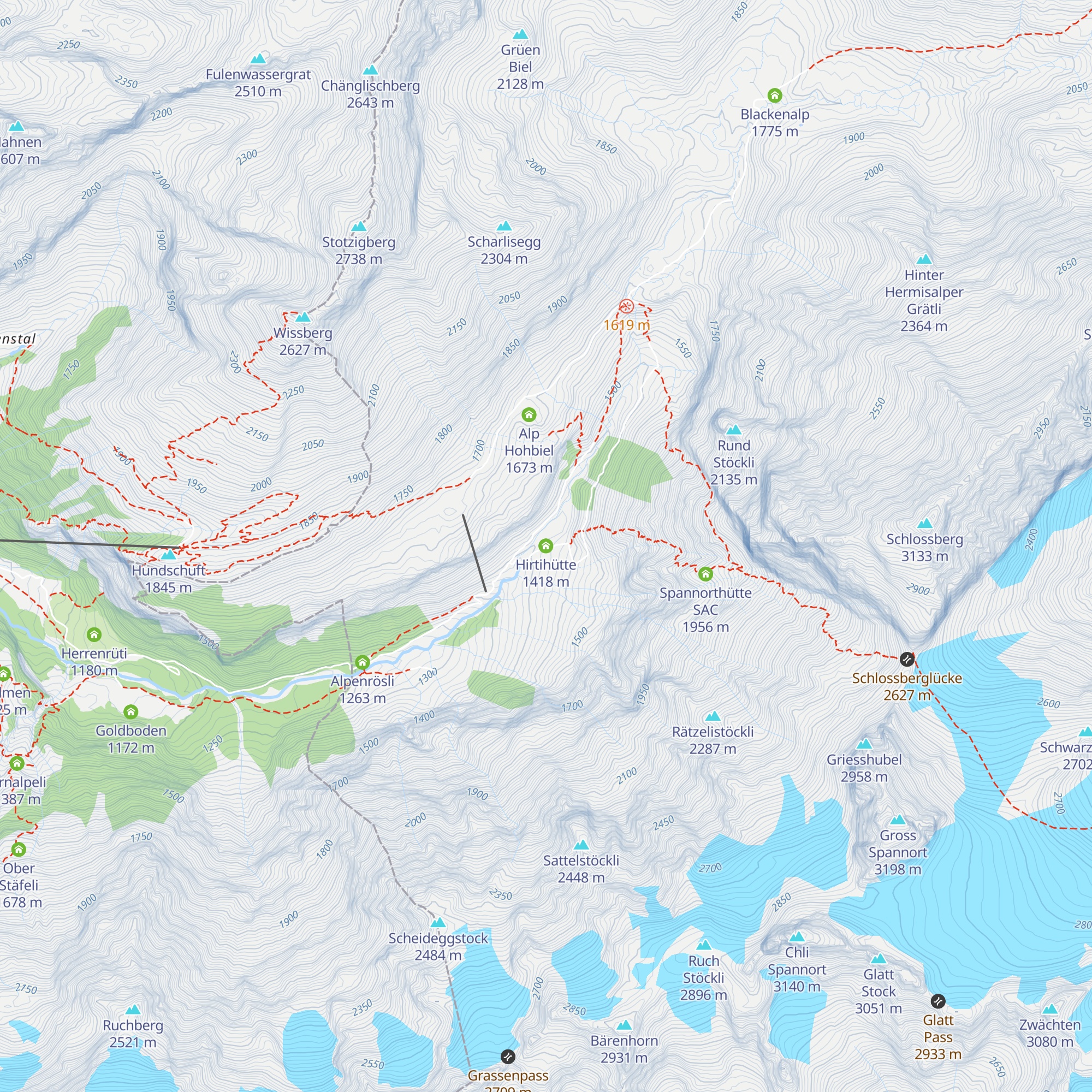 Hirtihütte map