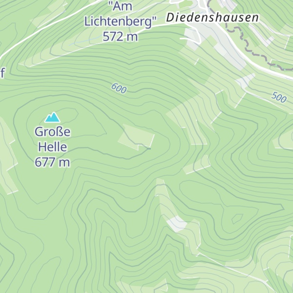 Map of Schutzhütte "Große Helle"