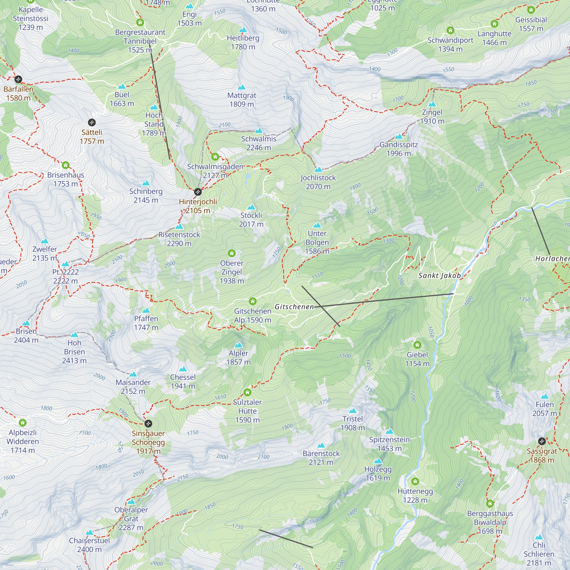 Schlaf im Stroh map