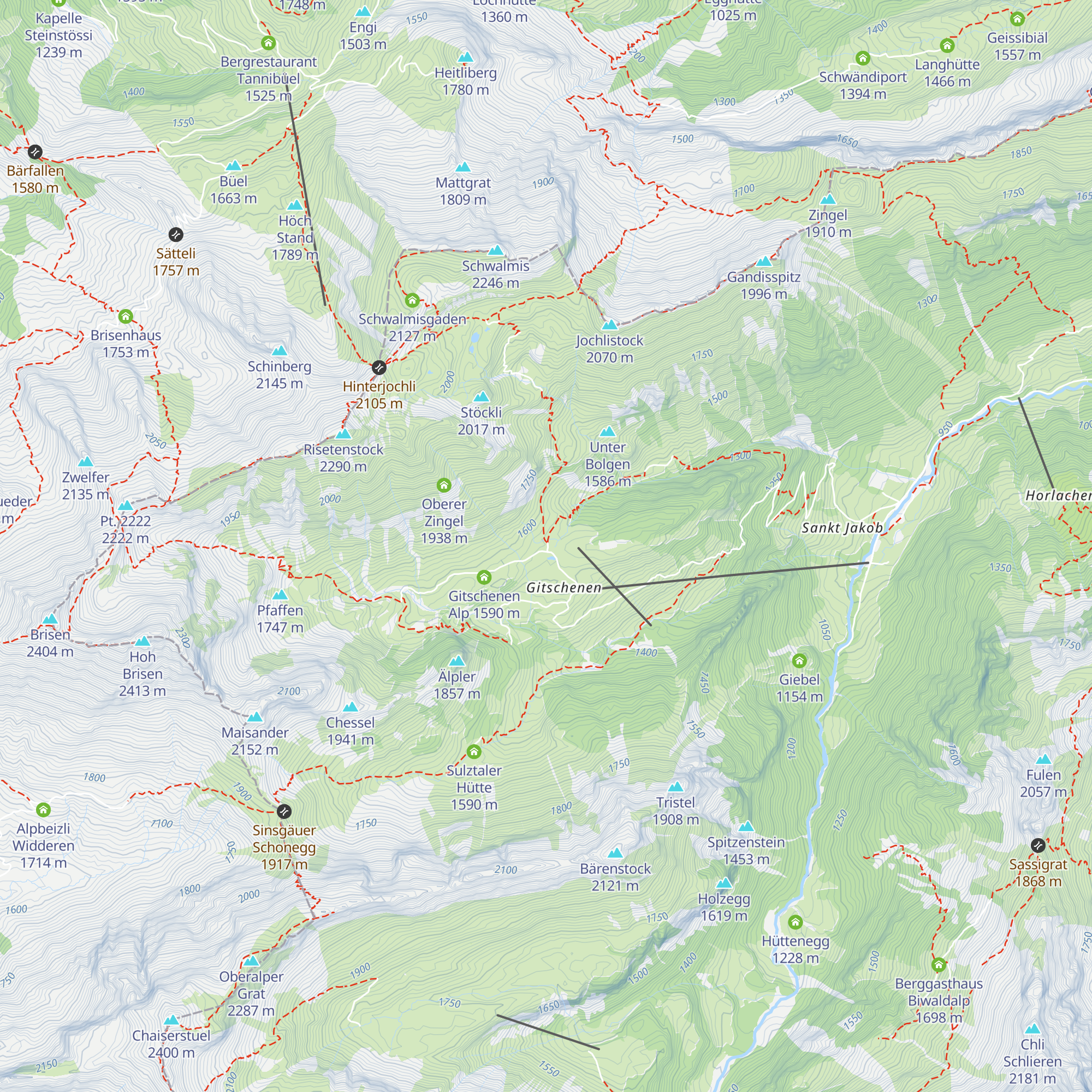 Schlaf im Stroh map