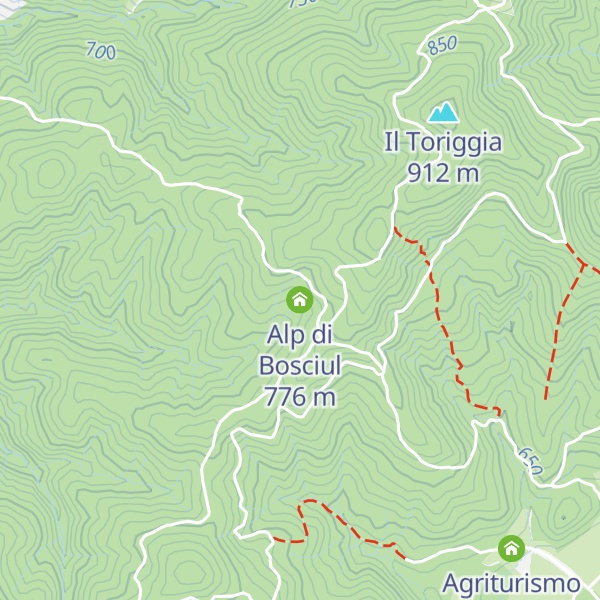 Map of Alp di Bosciul