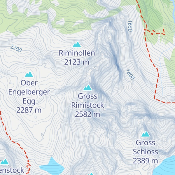 Map of Gross Rimistock