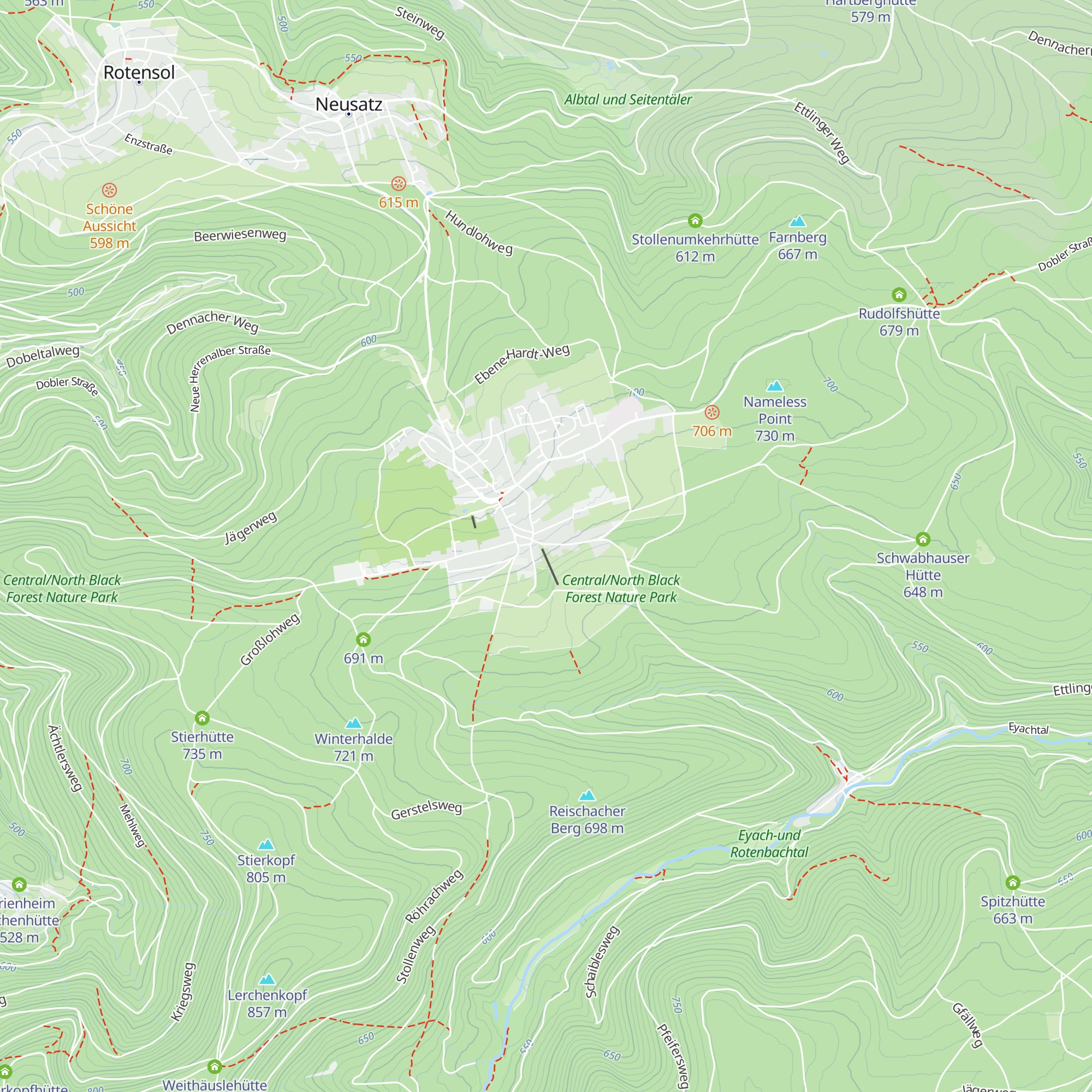 Bäcke-Roi-Hütte map