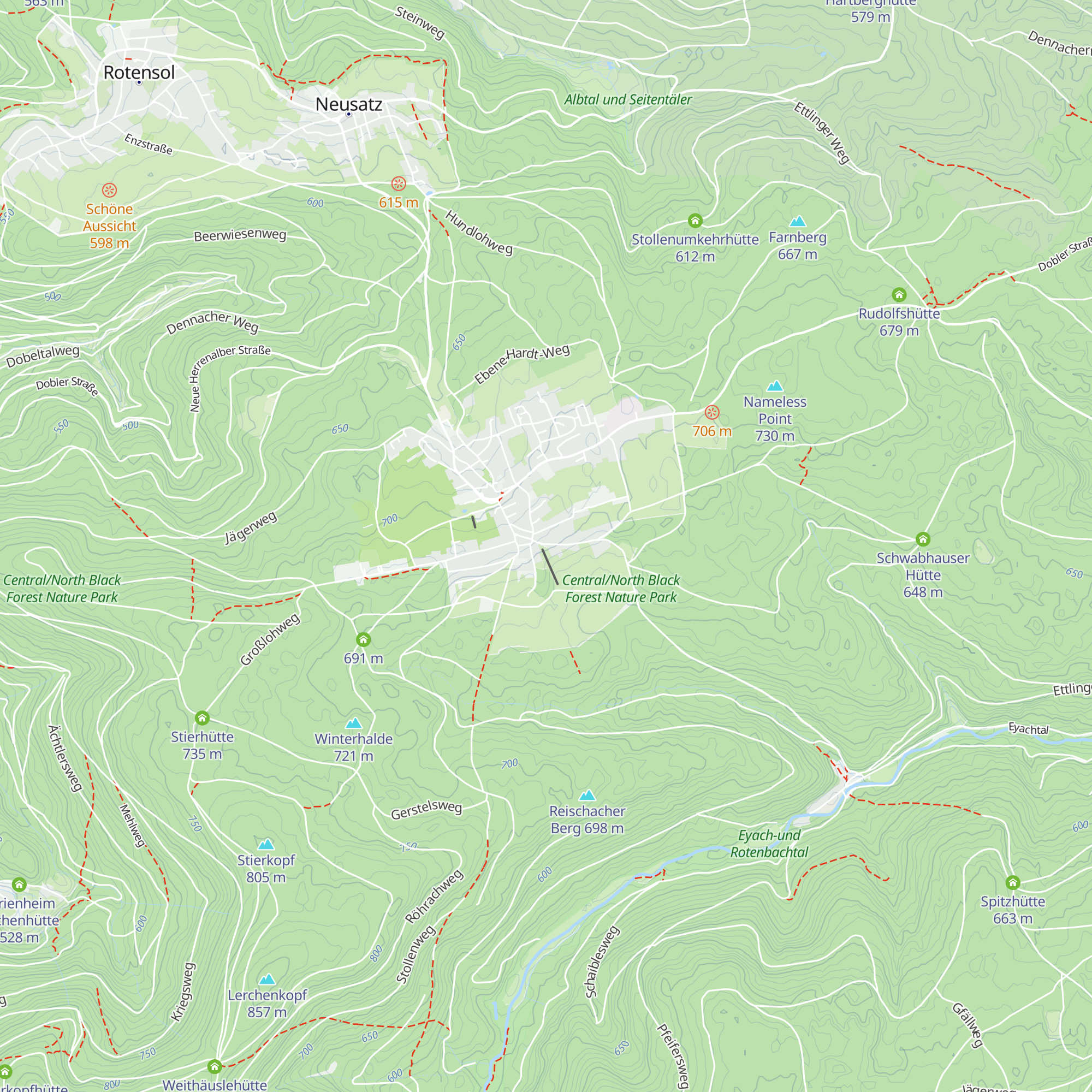 Bäcke-Roi-Hütte map