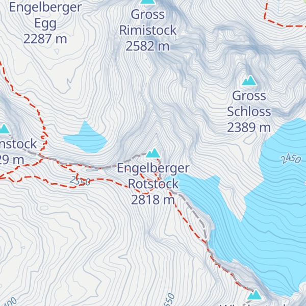 Map of Engelberger Rotstock