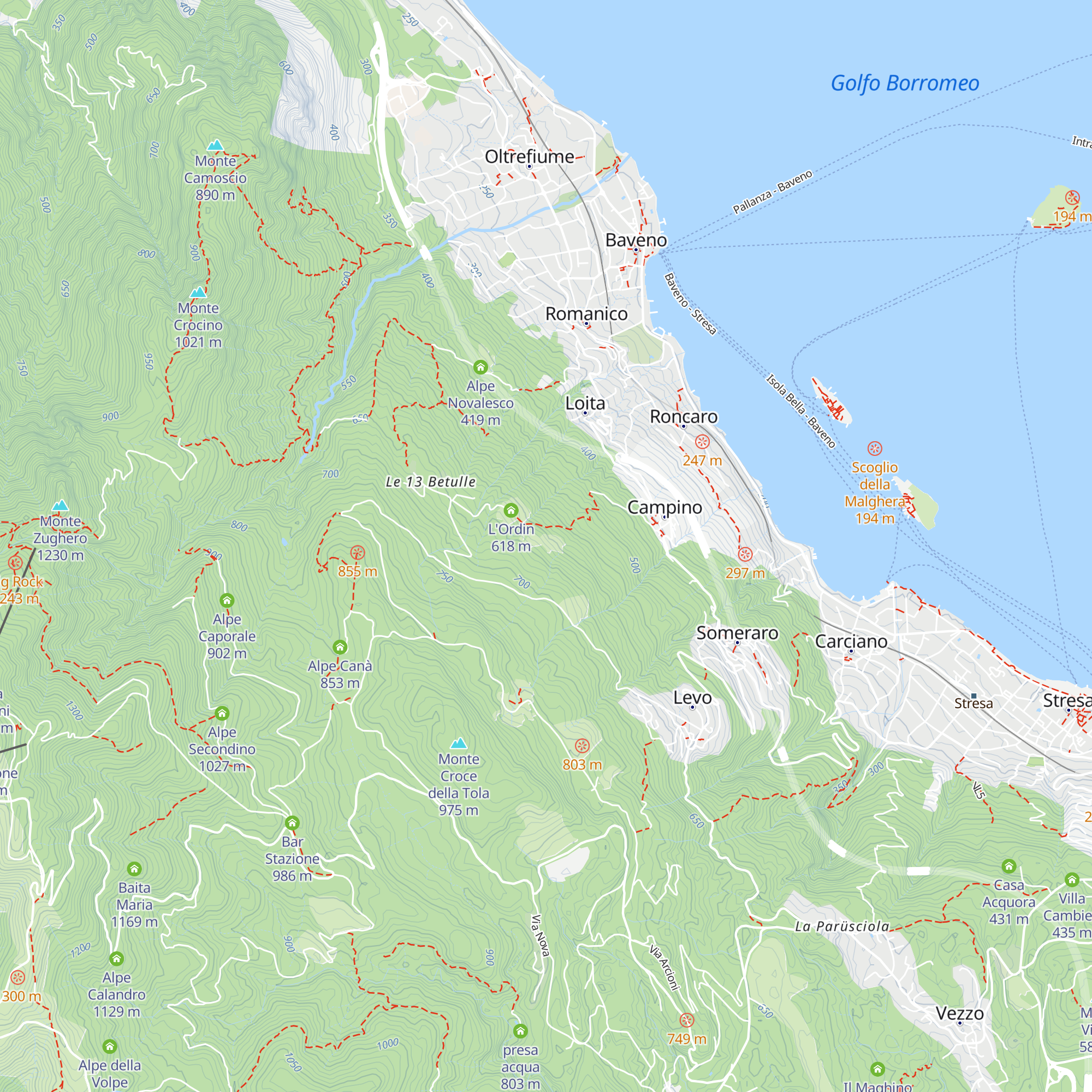 Alpe Sciarè map