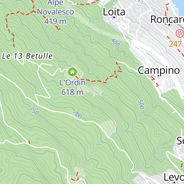 Map of Alpe Sciarè