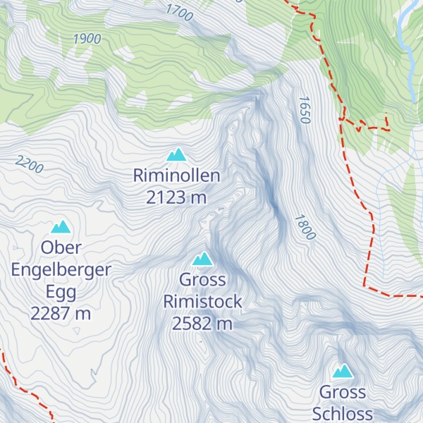 Map of Chli Rimistock