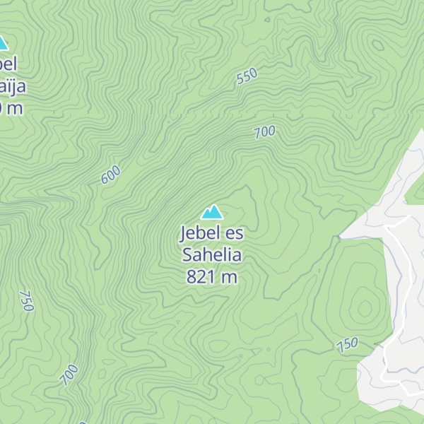 Map of Jebel es Sahelia