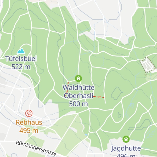 Map of Waldhütte Oberhasli