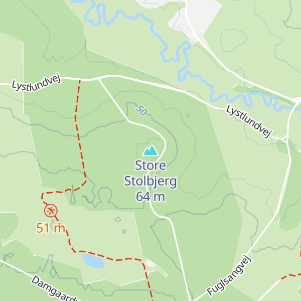 Map of Store Stolbjerg