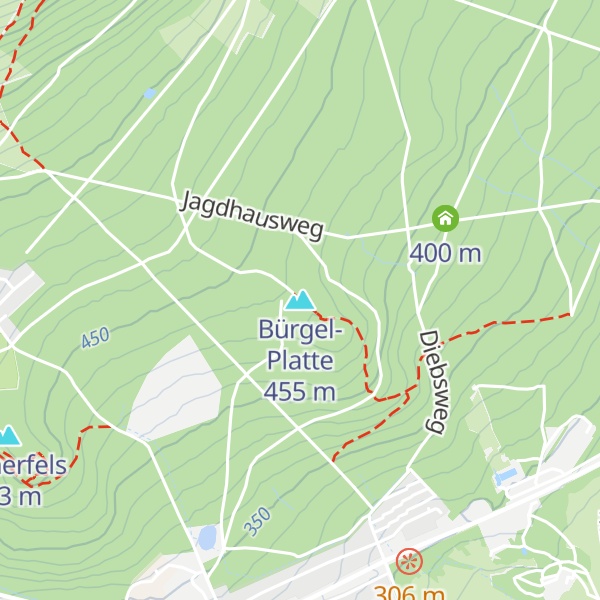 Map of Bürgel-Platte