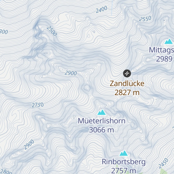 Map of Hinter Feldschijen