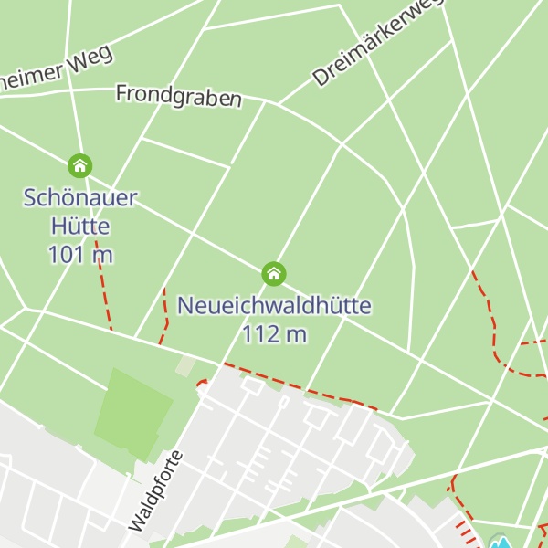 Map of Neueichwaldhütte