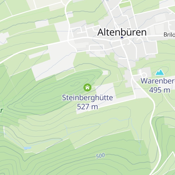 Map of Steinberghütte