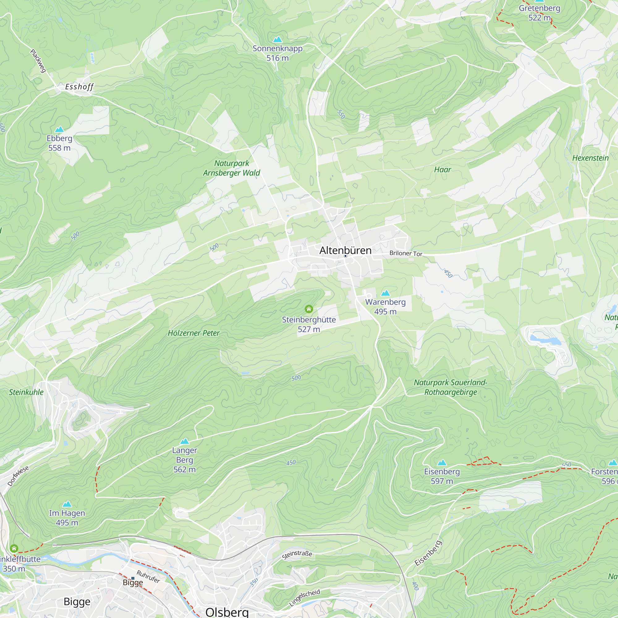 Steinberghütte map