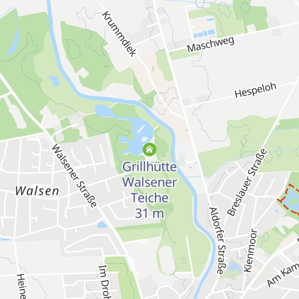 Map of Grillhütte Walsener Teiche