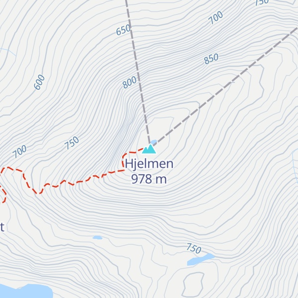 Map of Hjelmen