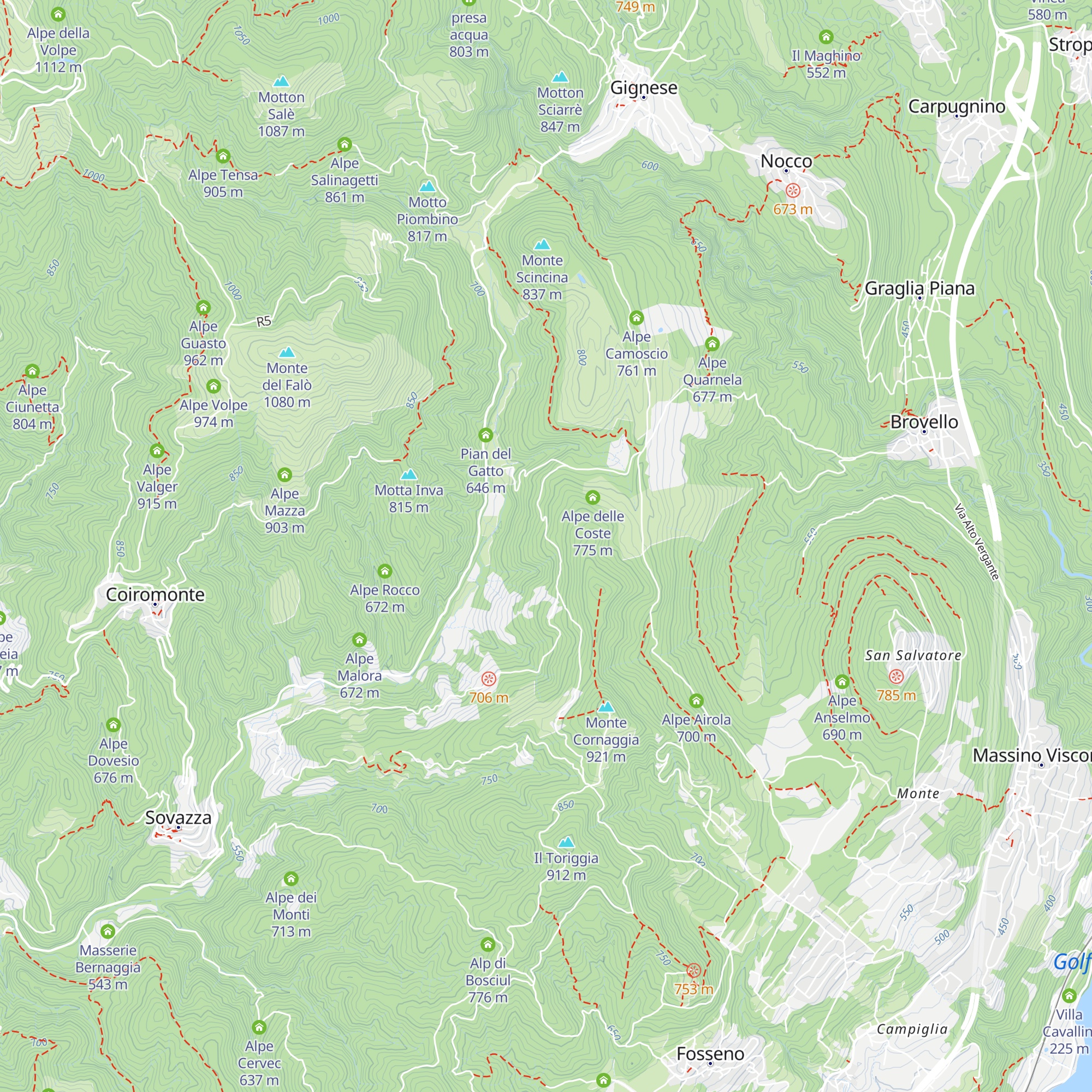 Valsorda map
