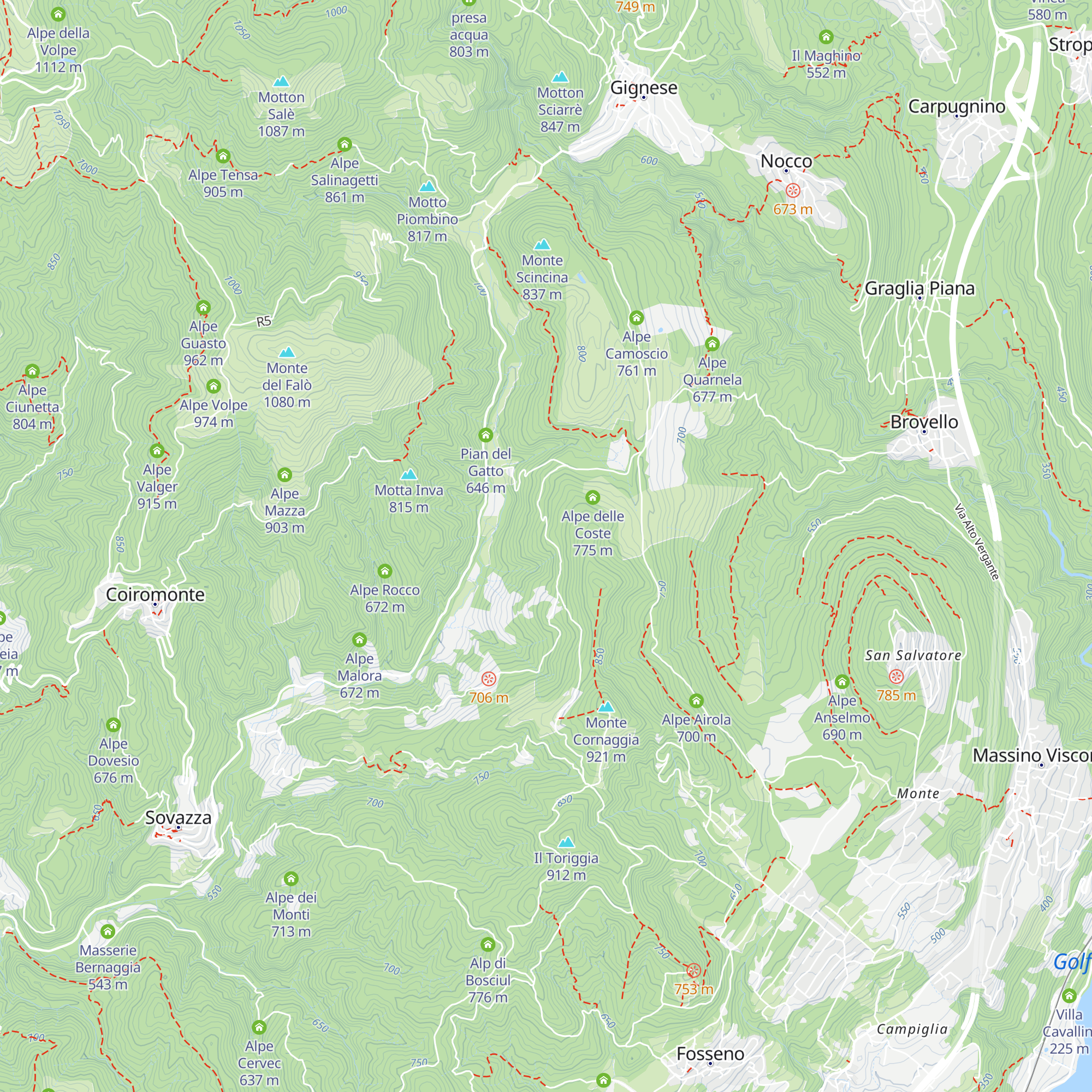 Valsorda map