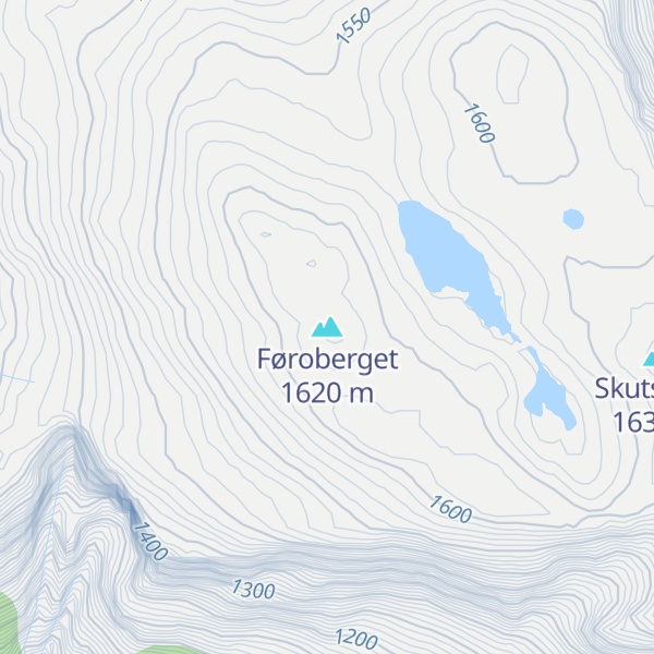 Map of Føroberget