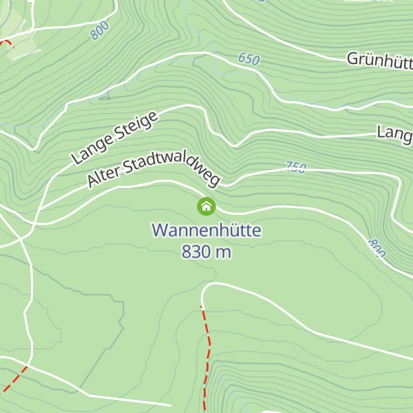 Map of Wannenhütte
