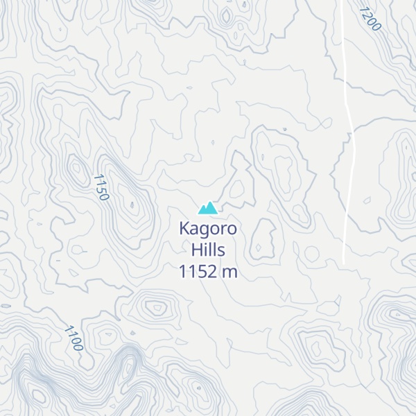 Map of Kagoro Hills