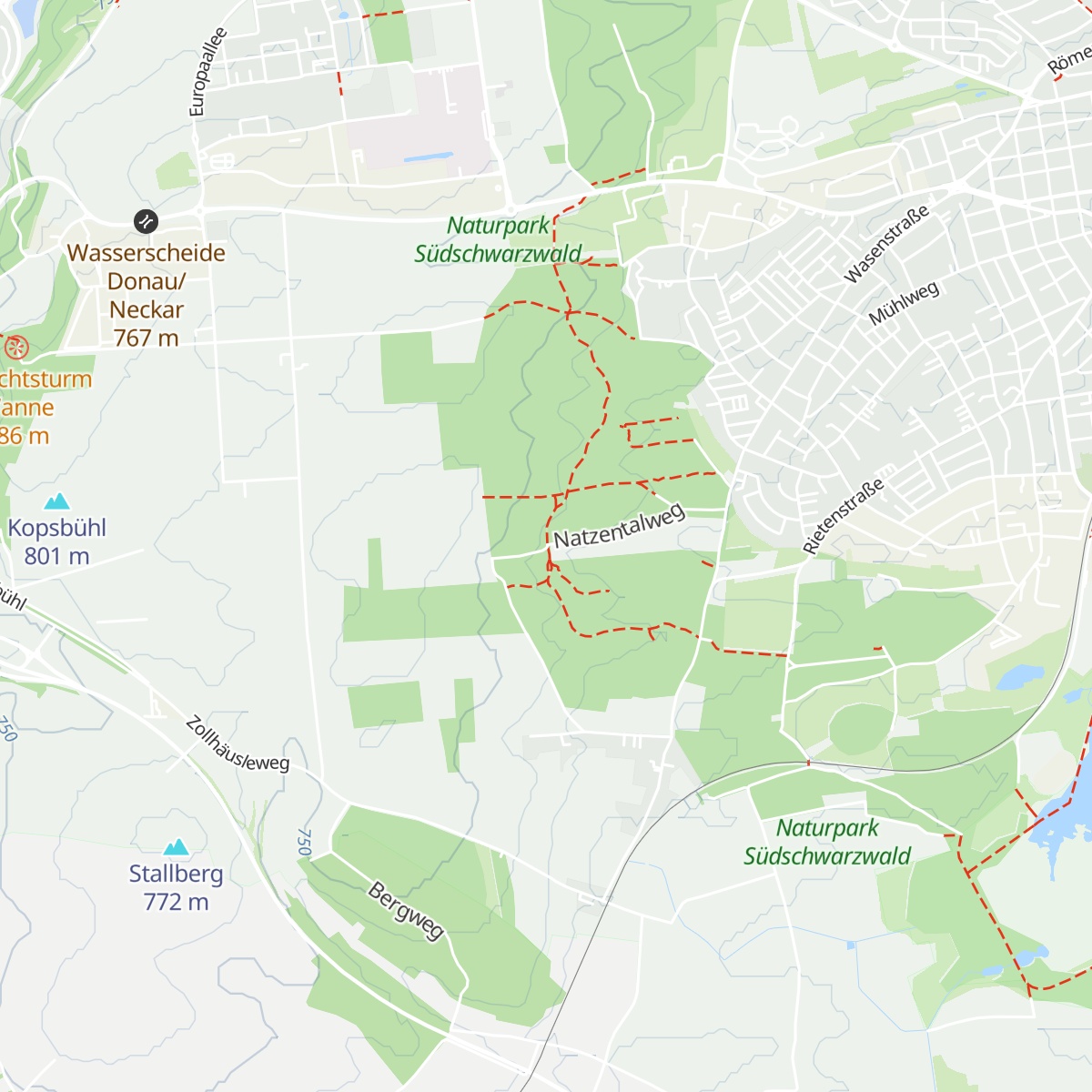 Natzental Hütte map