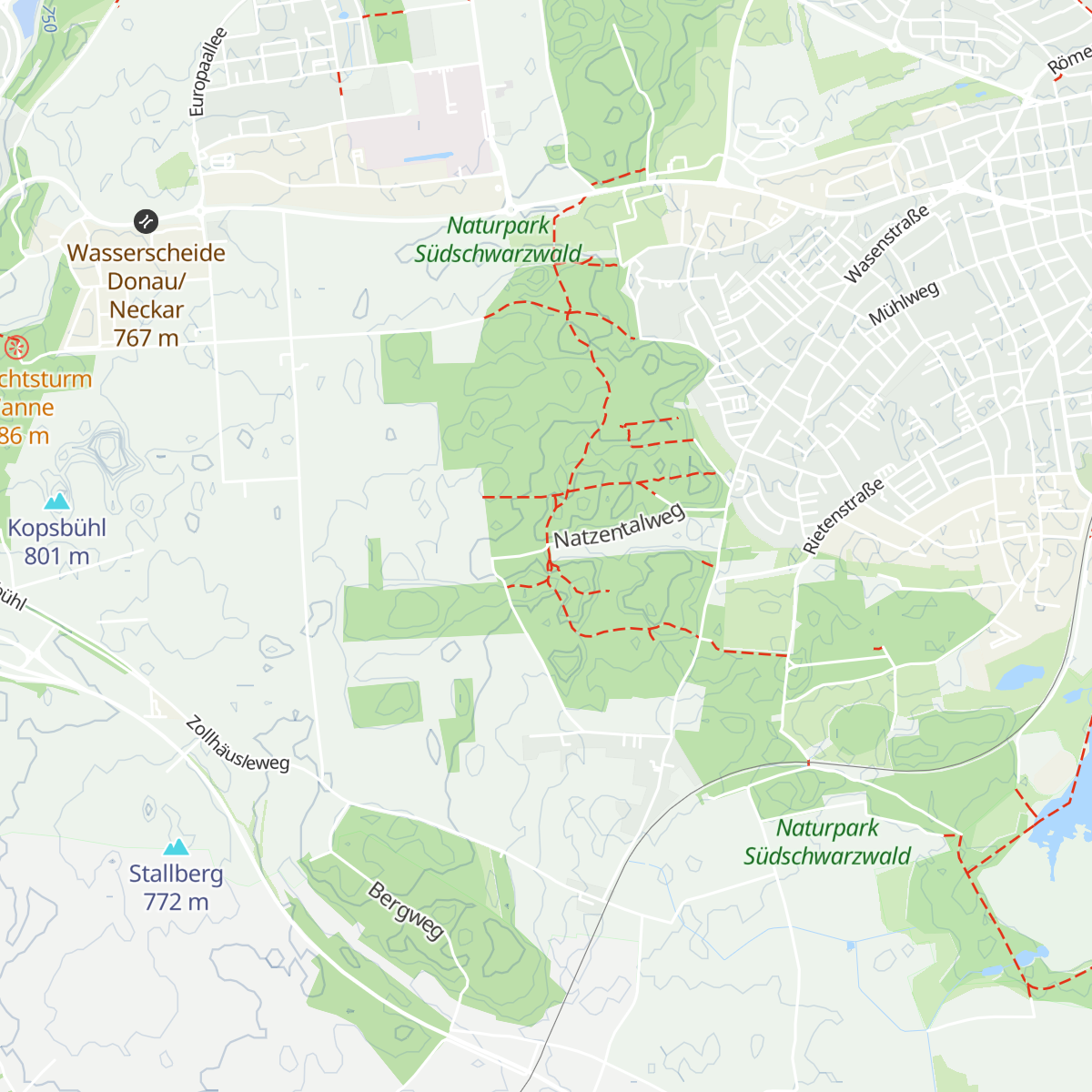 Natzental Hütte map