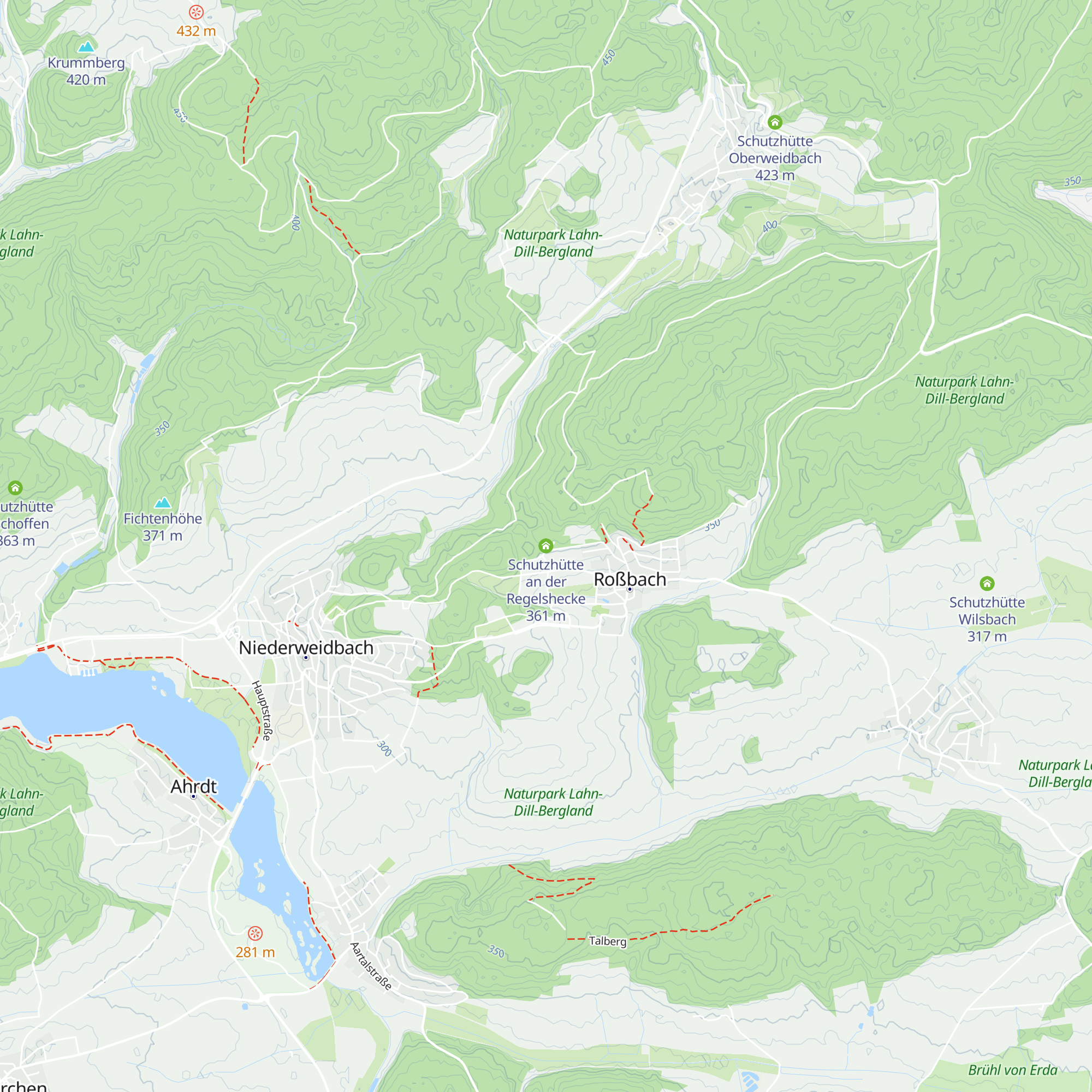 Schutzhütte an der Regelshecke map