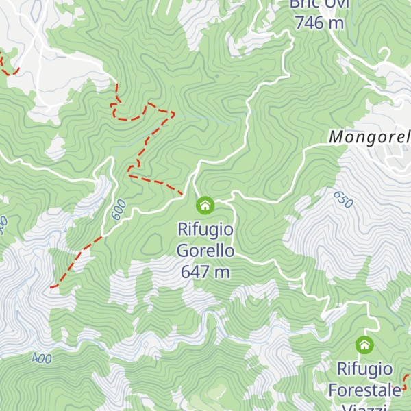 Map of Rifugio Gorello