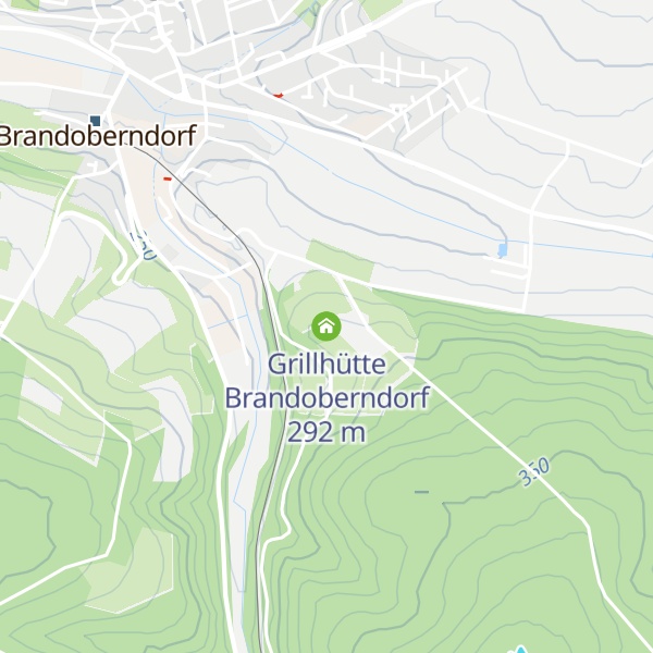 Map of Grillhütte Brandoberndorf