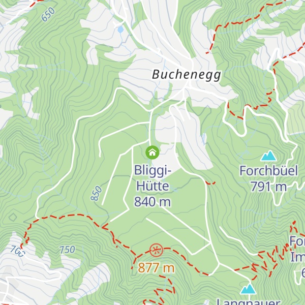 Map of Bliggi-Hütte