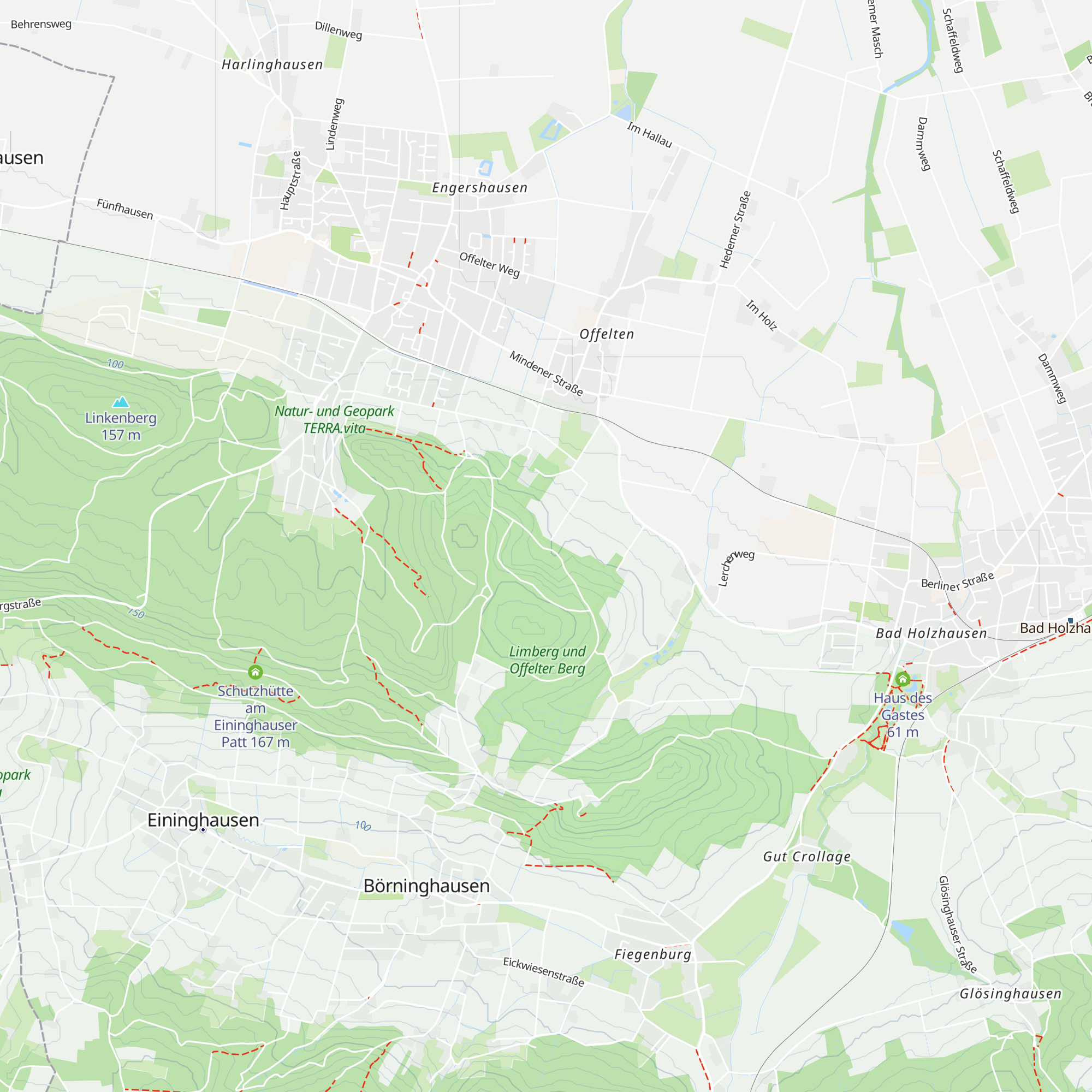 Schutzhütte Offelten map