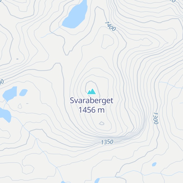 Map of Svaraberget
