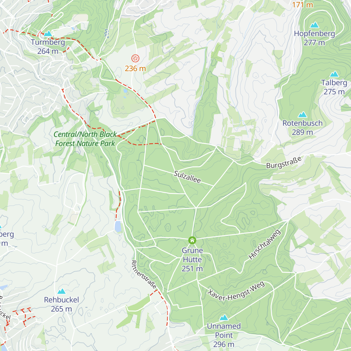 Prügel-Hütte map