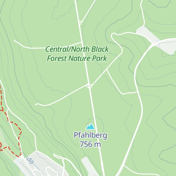 Map of Pfahlberghütte