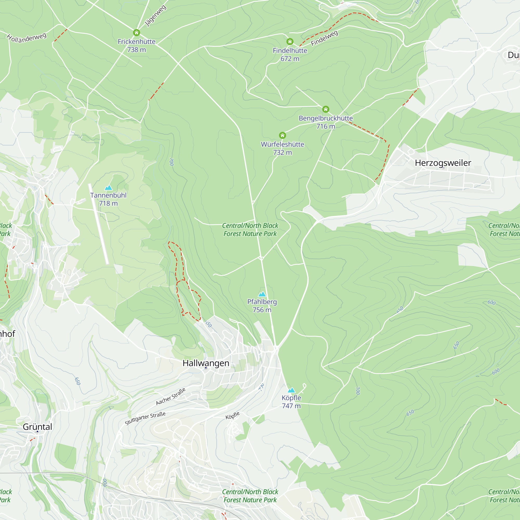 Pfahlberghütte map