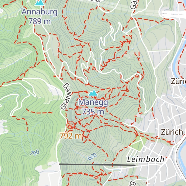 Map of Manegg