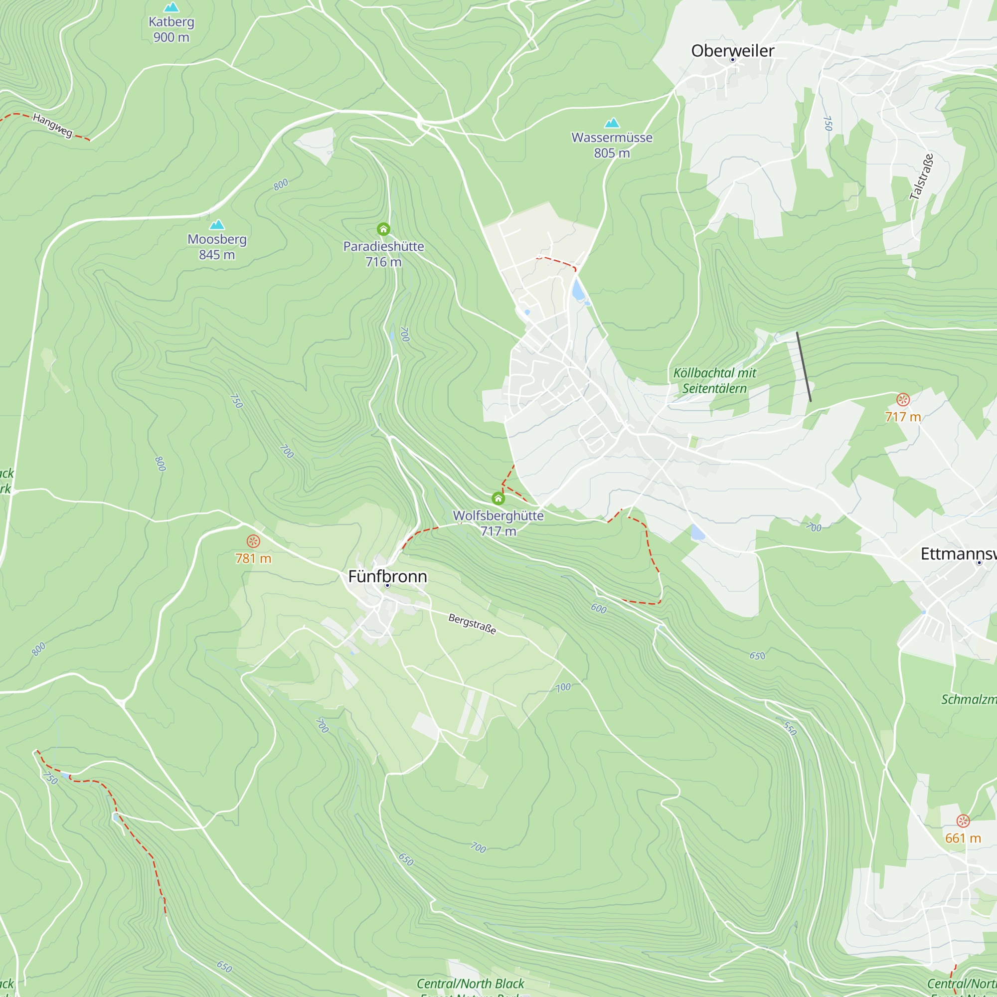 Wolfsberghütte map