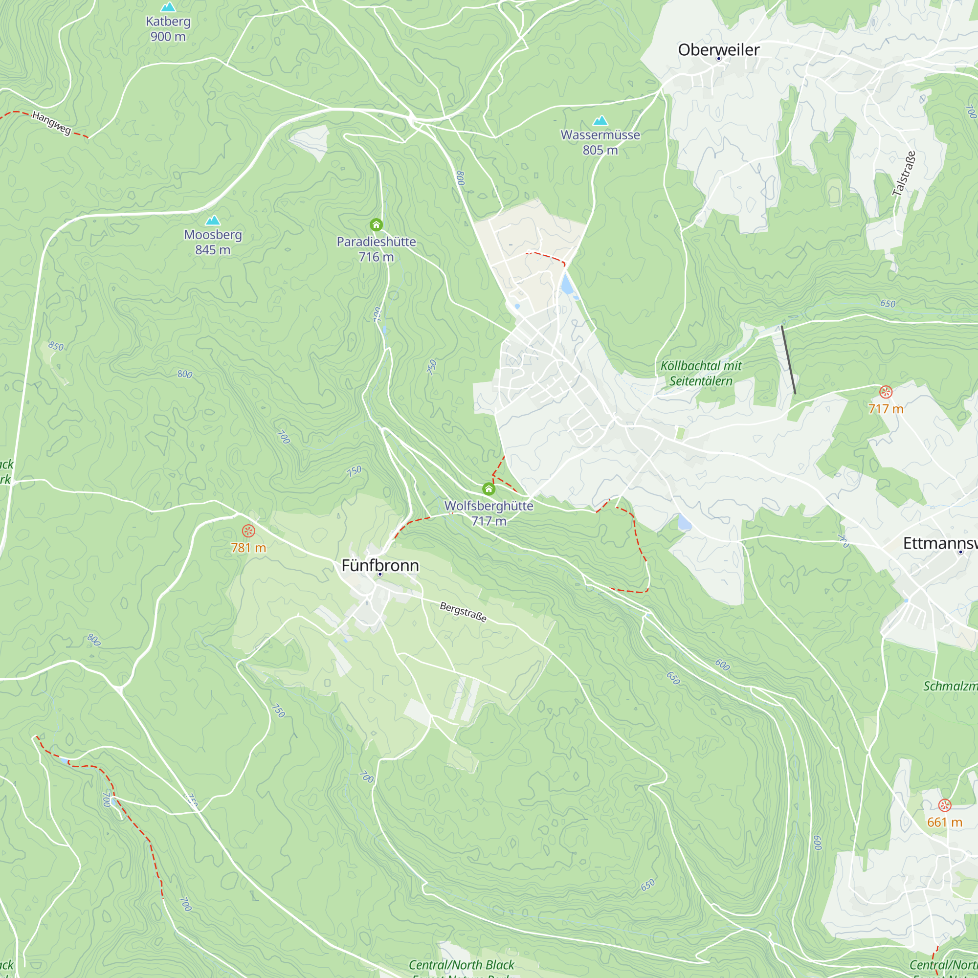 Wolfsberghütte map