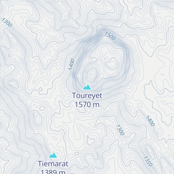 Map of Toureyet