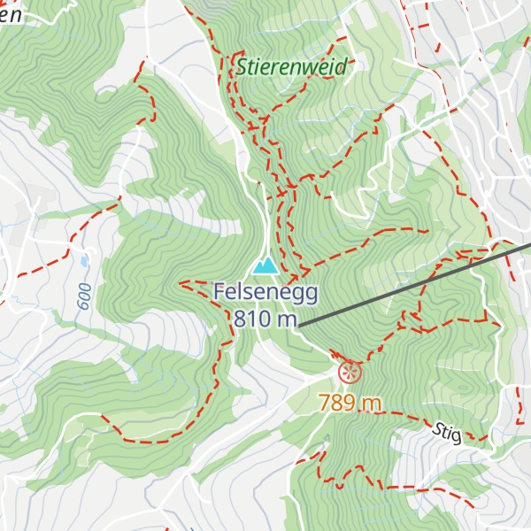 Map of Felsenegg