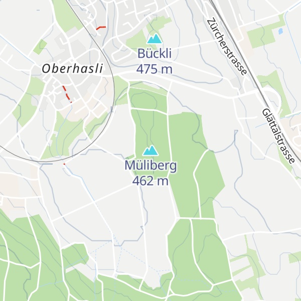 Map of Müliberg