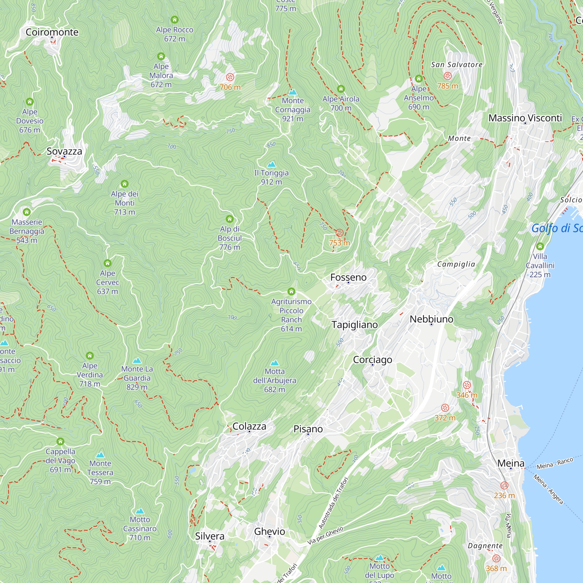 Agriturismo Piccolo Ranch map