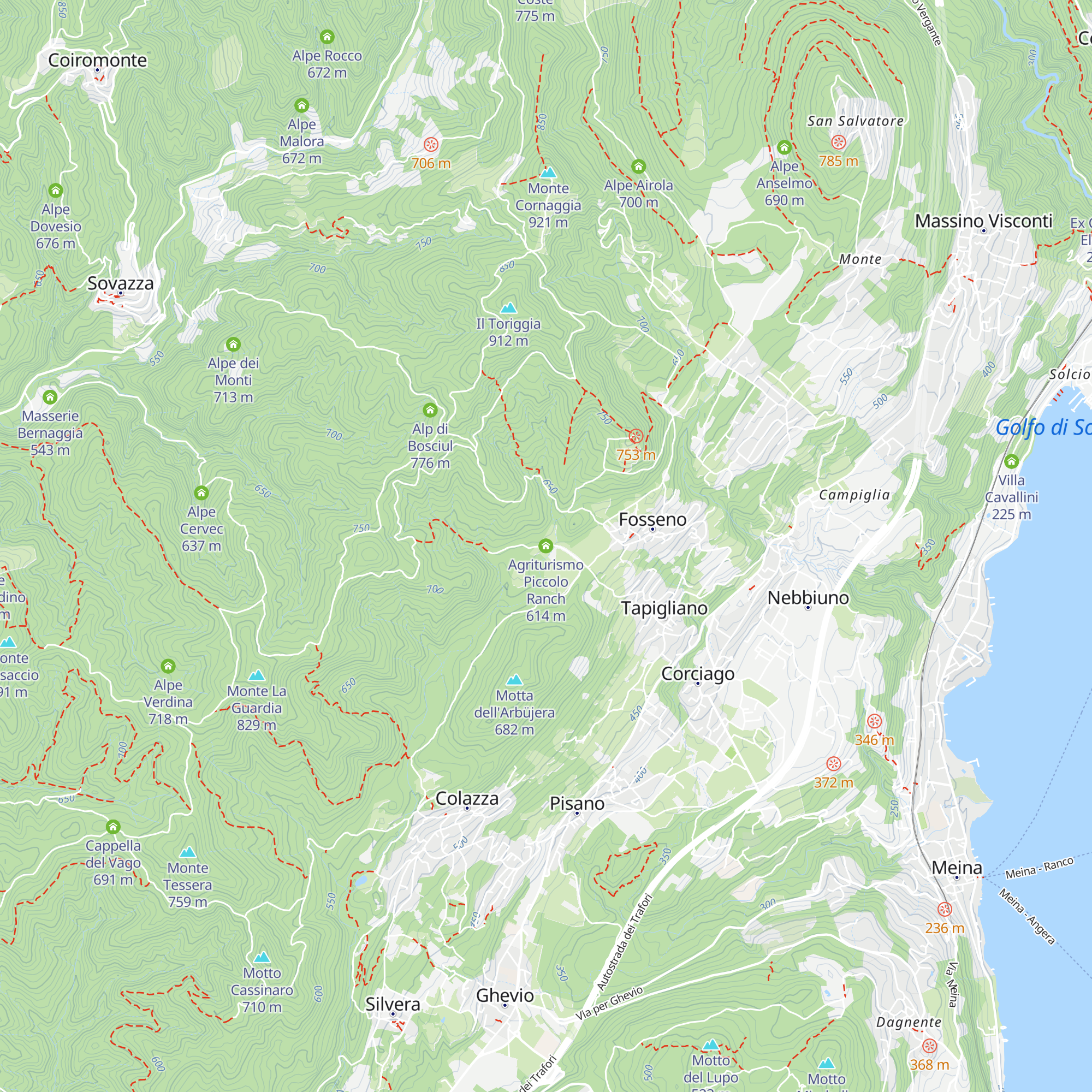Agriturismo Piccolo Ranch map