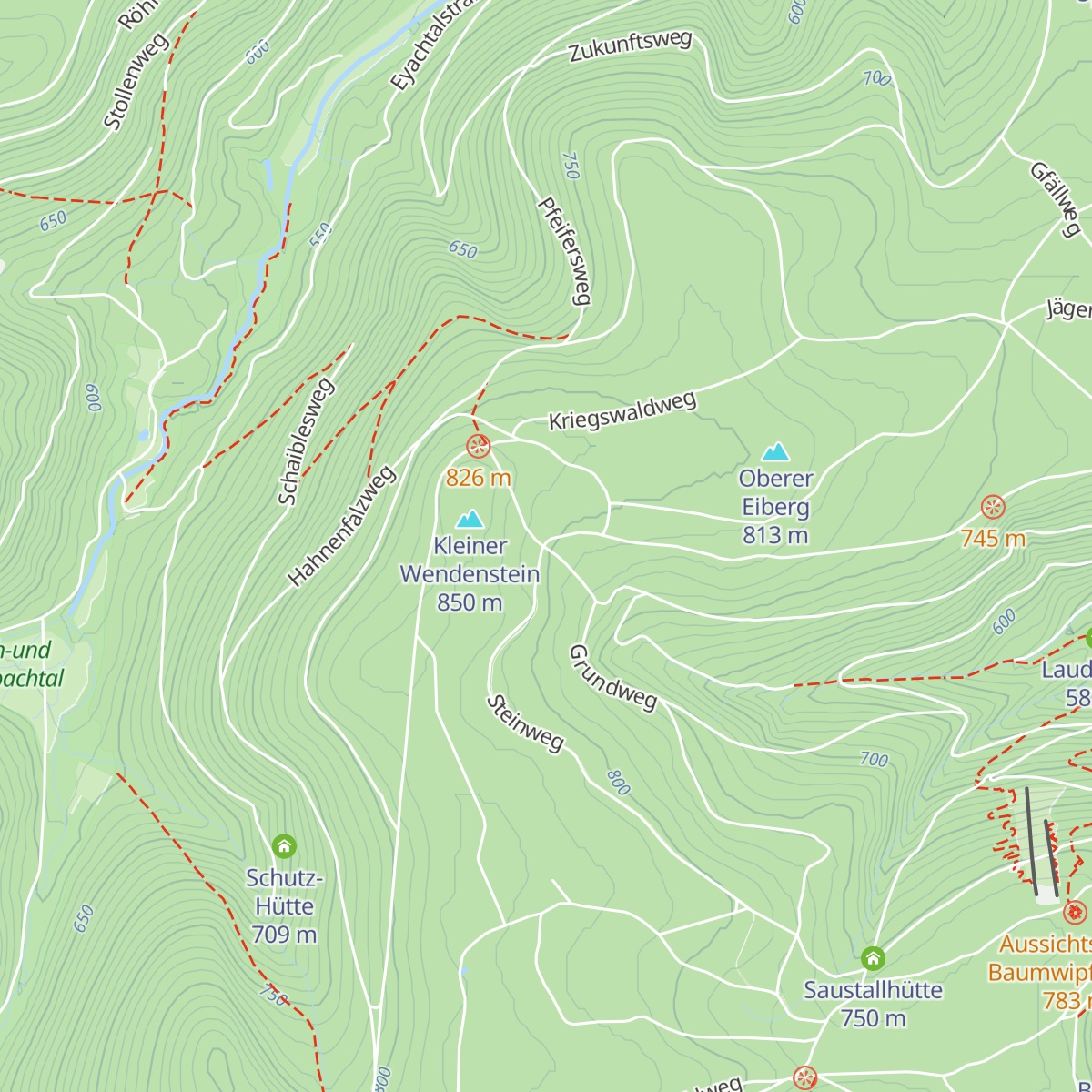 Soldatenbrunnen-Hütte map